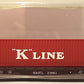 Walther N Scale K-Line 40' Hi-Cube Container & MSTL Flat Car #23861 LN/Box