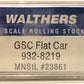 Walther N Scale K-Line 40' Hi-Cube Container & MSTL Flat Car #23861 LN/Box