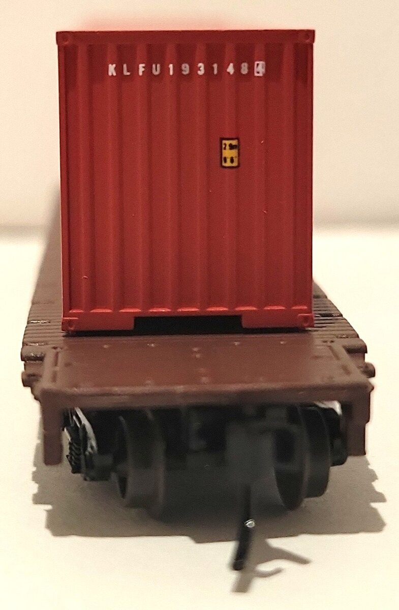 Walther N Scale K-Line 40' Hi-Cube Container & MSTL Flat Car #23861 LN/Box