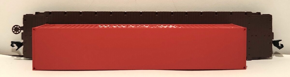 Walther N Scale K-Line 40' Hi-Cube Container & MSTL Flat Car #23861 LN/Box