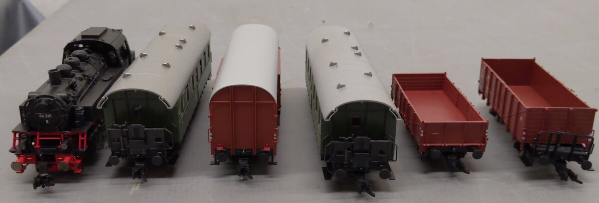 Fleischmann 631405 HO Scale DB Digital Steam Locomotive Freight Starter Set EX/Box