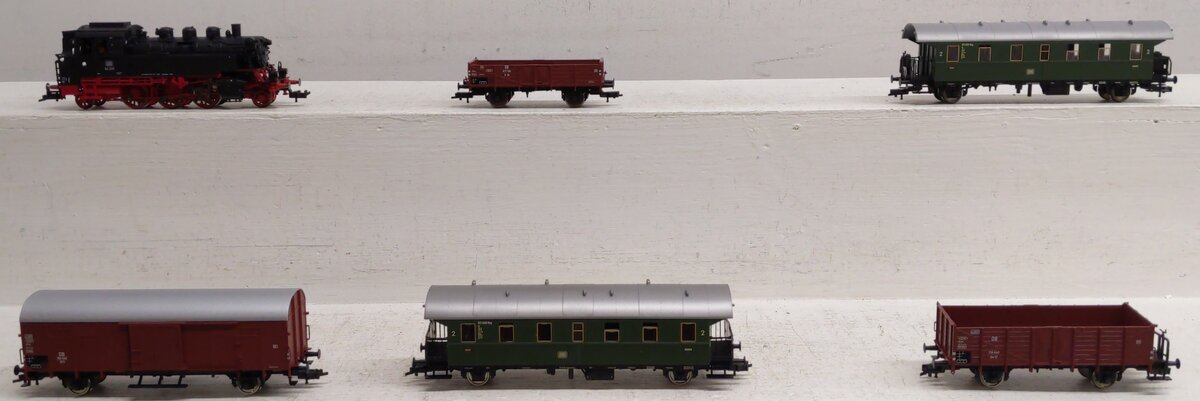 Fleischmann 631405 HO Scale DB Digital Steam Locomotive Freight Starter Set EX/Box