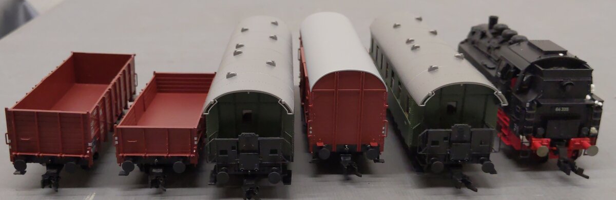 Fleischmann 631405 HO Scale DB Digital Steam Locomotive Freight Starter Set EX/Box
