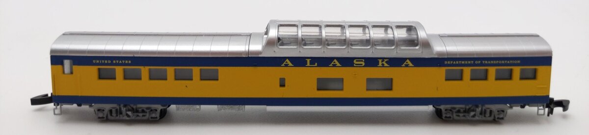 Micro-Trains 55100040 Z Alaska Railroad 83' Lightweight Smoothside Dome Car LN