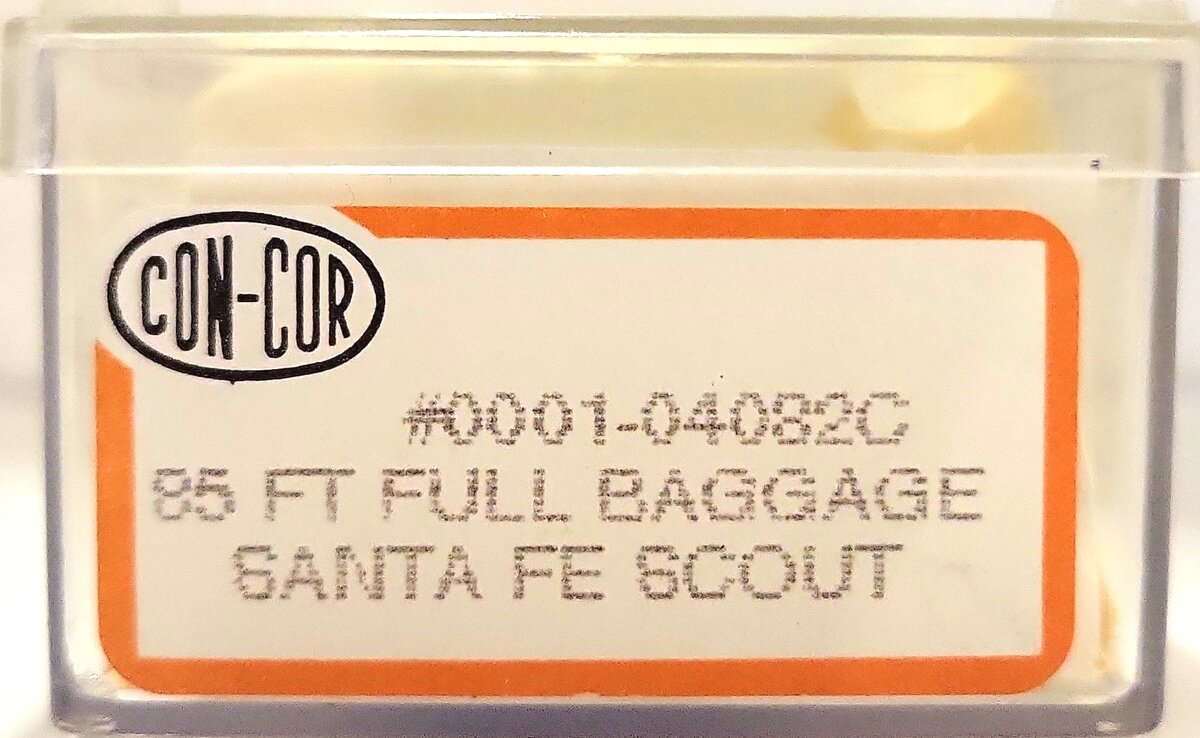 Con-Cor 0001-04082C N Santa Fe Scout Baggage Car #3432 LN/Box