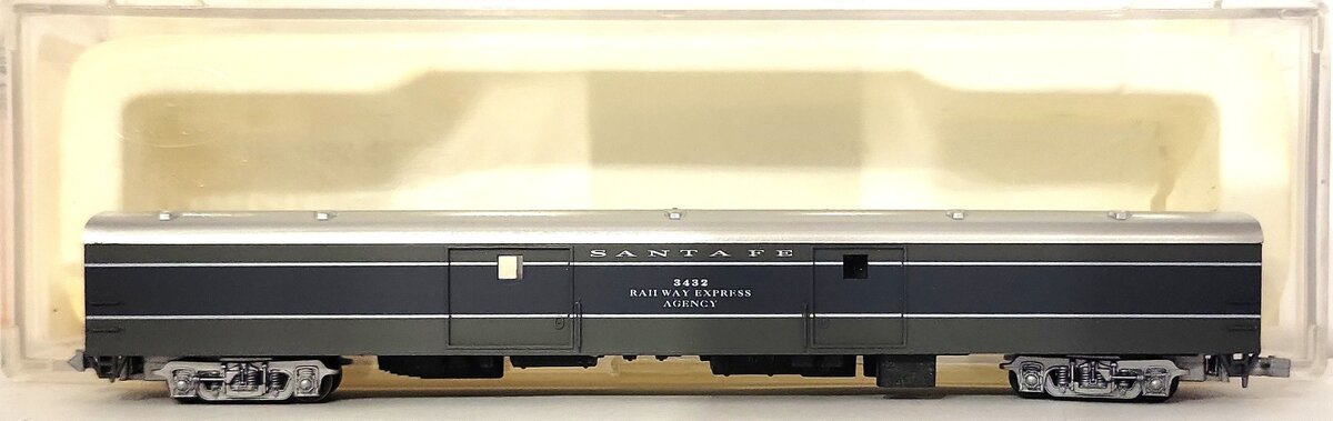 Con-Cor 0001-04082C N Santa Fe Scout Baggage Car #3432 LN/Box