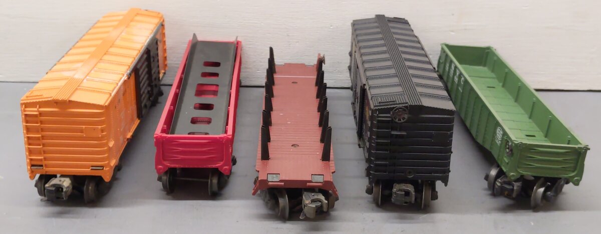 Lionel Vintage O Gauge Freight Cars #6311,6464225,6462,6342,646825 [5] VG