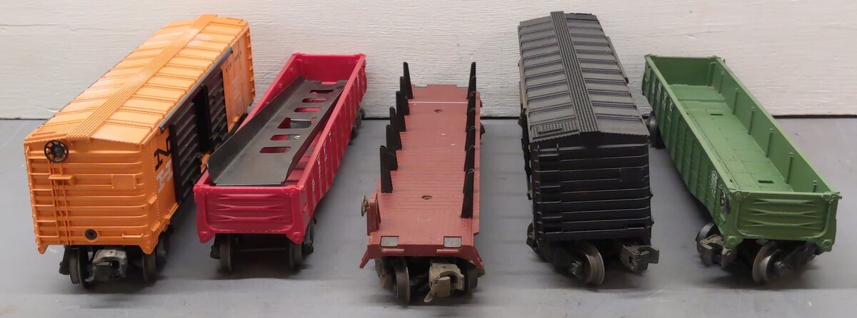 Lionel Vintage O Gauge Freight Cars #6311,6464225,6462,6342,646825 [5] VG