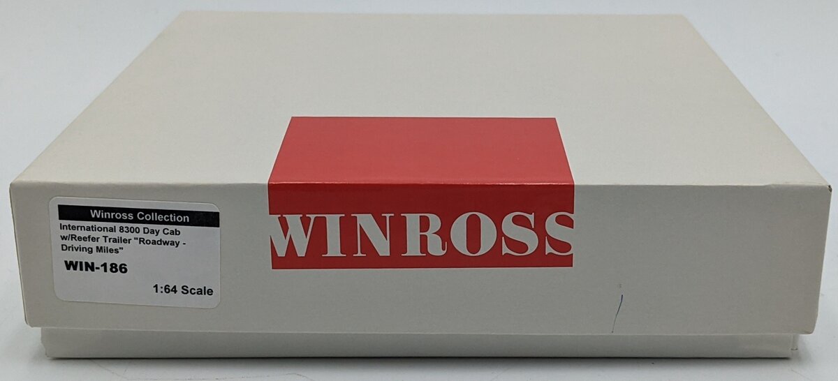Winross 186 1:64 Diecast Intl. 8300 Day Cab W/Reefer Trailer Roadway NIB