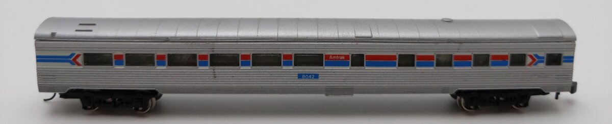 Marklin 8761 Z Scale Amtrak Passenger Diner Car w/Lights #8042 EX