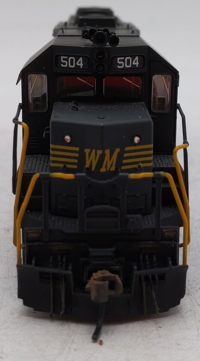 Kato HO Scale Western Maryland Powered Diesel Locomotive #504 EX/Box