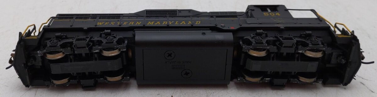 Kato HO Scale Western Maryland Powered Diesel Locomotive #504 EX/Box