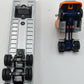 PEM M77502 1:64 Diecast Volvo 610 Semi Tractor W/No-Zone Trailer NIB