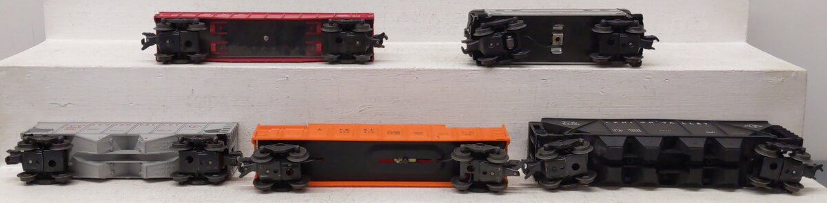Lionel Vintage O Gauge Freight Cars #641751,6342,64361,356275,25000 [5] VG