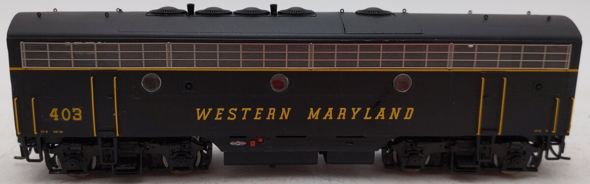 InterMountain HO Scale Western Maryland Powered B-Unit Diesel Locomotive #403 EX/Box