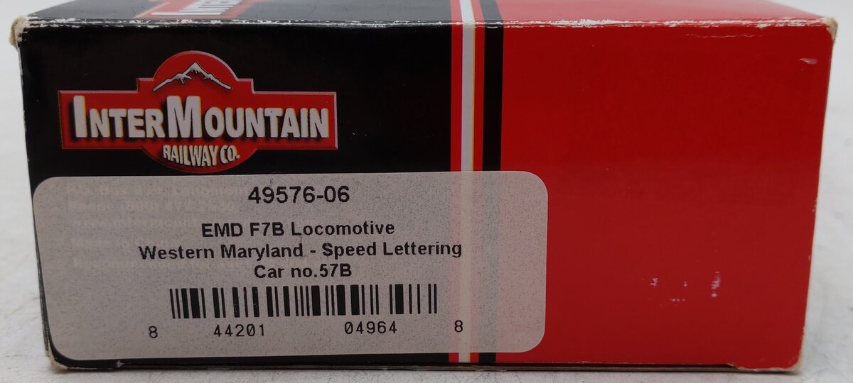 InterMountain HO Scale Western Maryland Powered B-Unit Diesel Locomotive #403 EX/Box