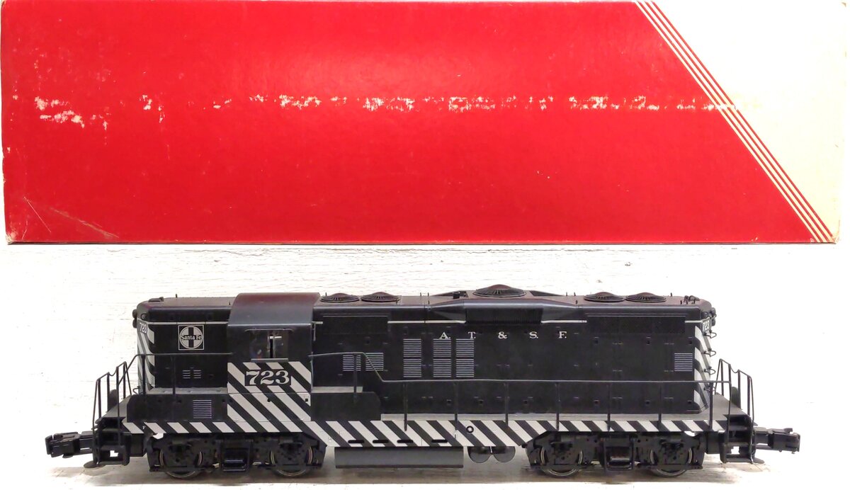 Red Caboose RSH-517 O Scale 3 Rail GP-9 Santa Fe "Zebra Stripe" #723 VG/Box