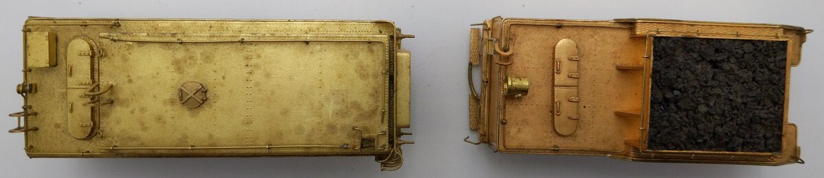 HO Scale BRASS Assorted Tenders [2] VG