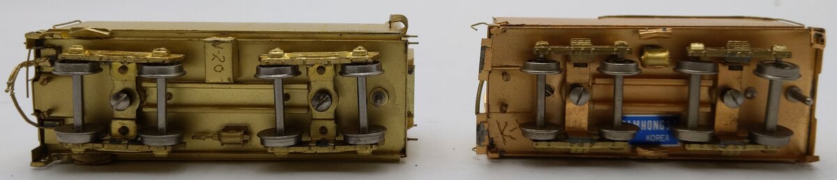 HO Scale BRASS Assorted Tenders [2] VG