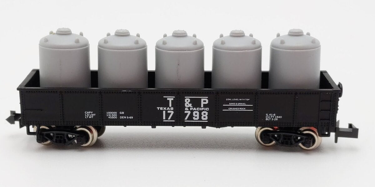 Atlas 3510 N Scale Texas and Pacific 40' Steel Gondola #17998 EX/Box