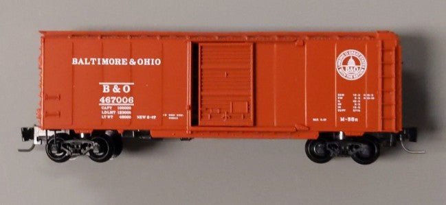 Micro-Trains 50000632 Z Scale Baltimore & Ohio Single Door 40' Boxcar #467006 LN/Box