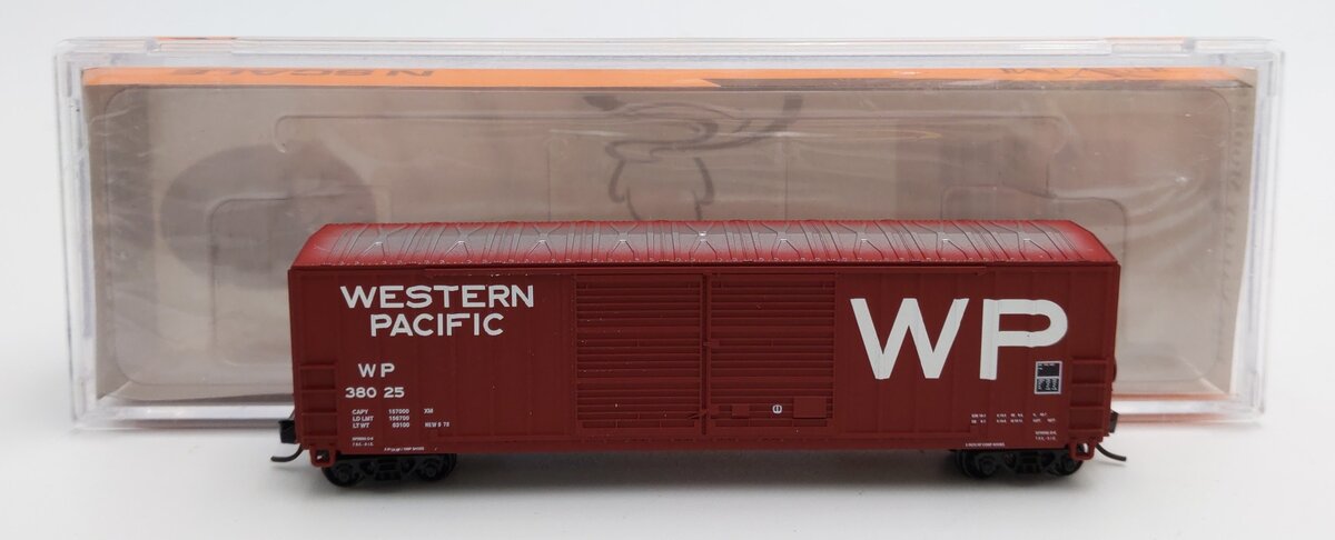 Fox Valley Models 80971 N Scale WP FMC 5283 Double Door Boxcar #38025 LN/Box