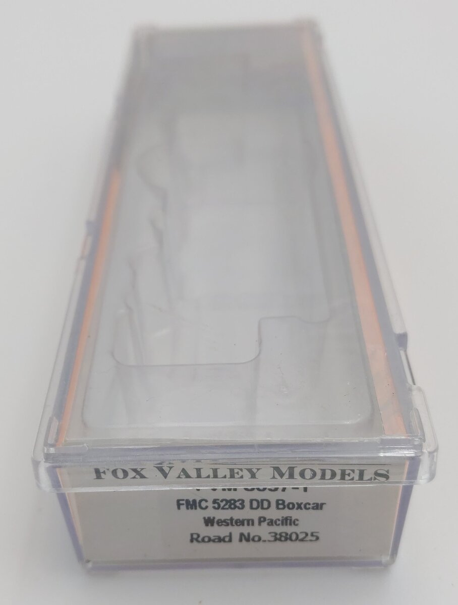 Fox Valley Models 80971 N Scale WP FMC 5283 Double Door Boxcar #38025 LN/Box