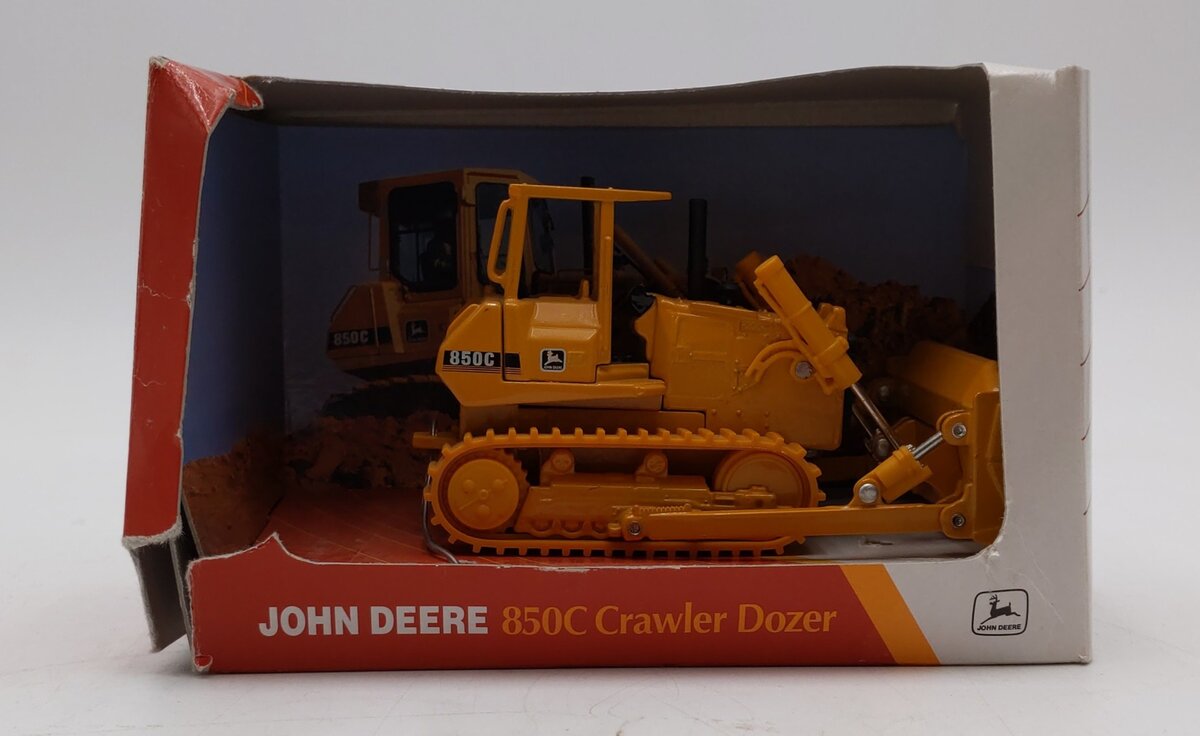 Ertl 5261 1:50 Scale Diecast John Deere Replica 850C Crawler Dozer EX/Box