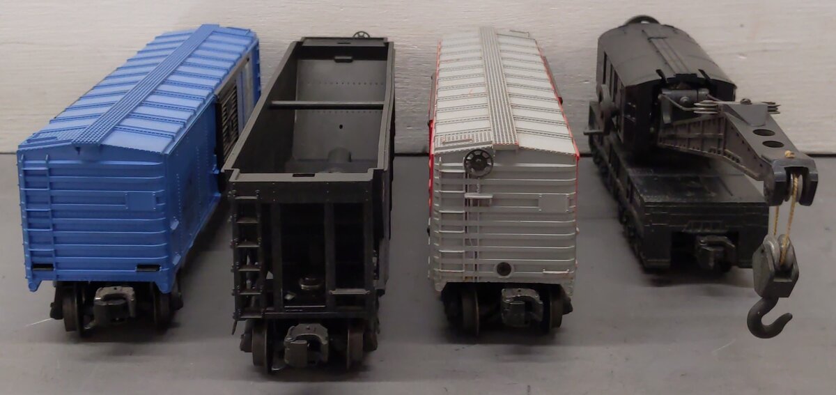 Lionel Vintage O Gauge Freight Cars #34941,64361,2460,6464-475 [4] VG