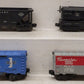 Lionel Vintage O Gauge Freight Cars #34941,64361,2460,6464-475 [4] VG