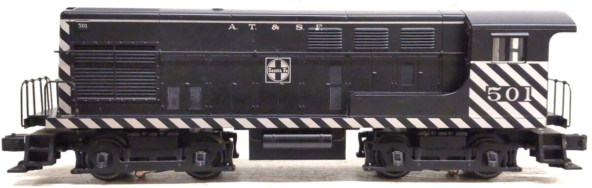 MTH 20-2077-1 O AT&SF Cab Fairbanks Morse H-10-44 Diesel Engine #501 w/ PS 1.0 EX/Box