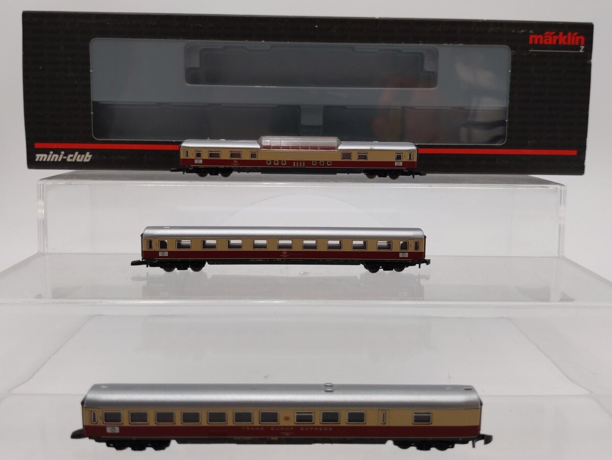 Marklin 87285 Z Scale Rheingold Tee Express Passenger Car Set (Set of 3) EX/Box