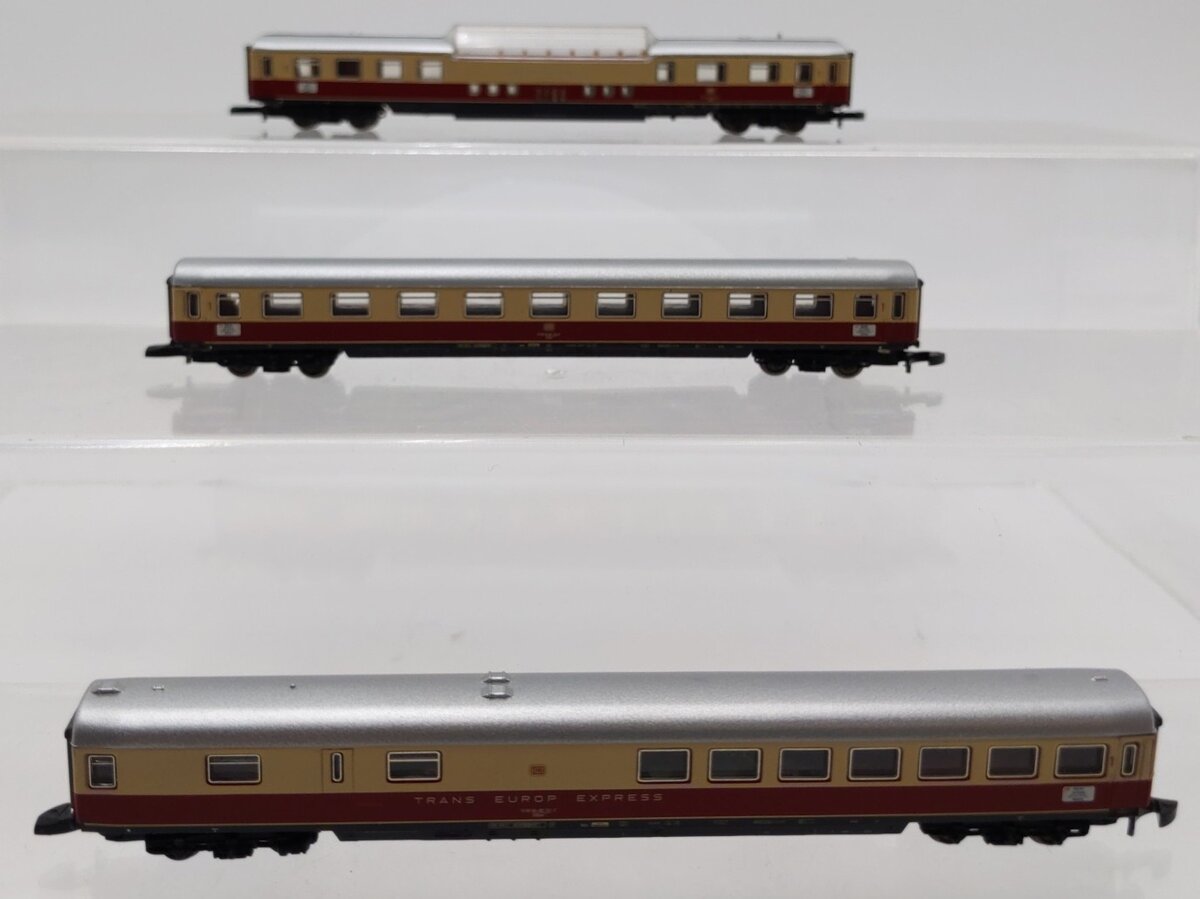 Marklin 87285 Z Scale Rheingold Tee Express Passenger Car Set (Set of 3) EX/Box