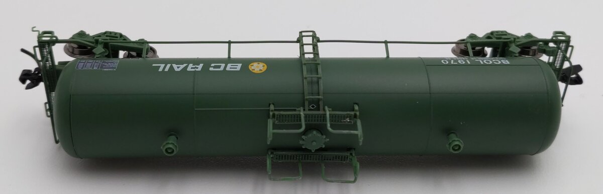 Rapido Trains 535012-4 N Scale BC Rail PRCOR GP20 Tank Car #1970 LN/Box