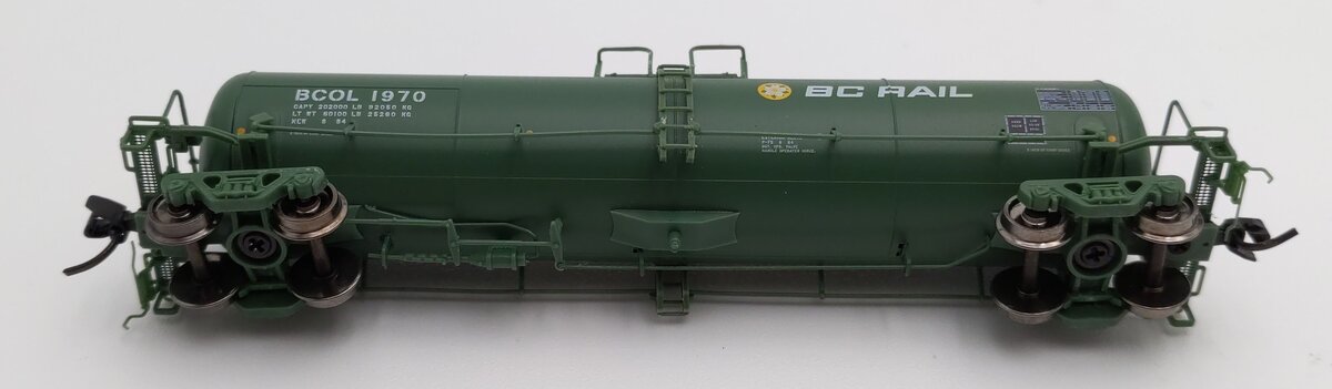 Rapido Trains 535012-4 N Scale BC Rail PRCOR GP20 Tank Car #1970 LN/Box