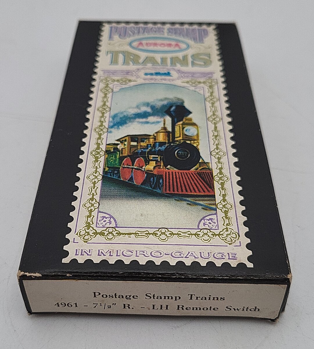 Aurora 4961 N Scale 7 1/2 Left Hand Remote Switch LN/Box