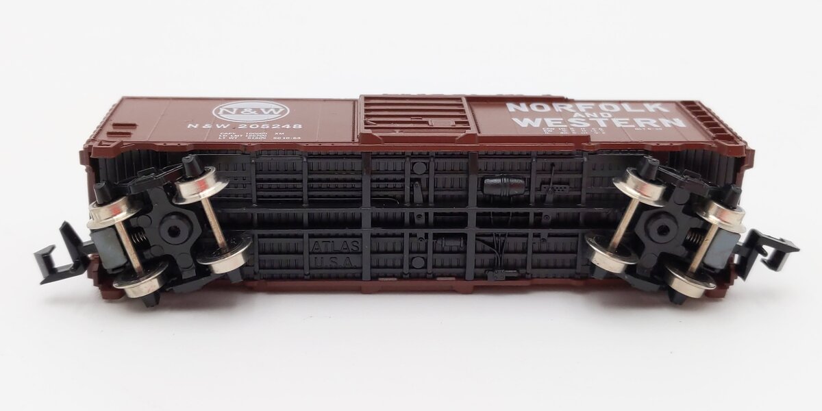 Atlas 3403 N Scale Norfolk & Western 40' Boxcar #205248 LN/Box