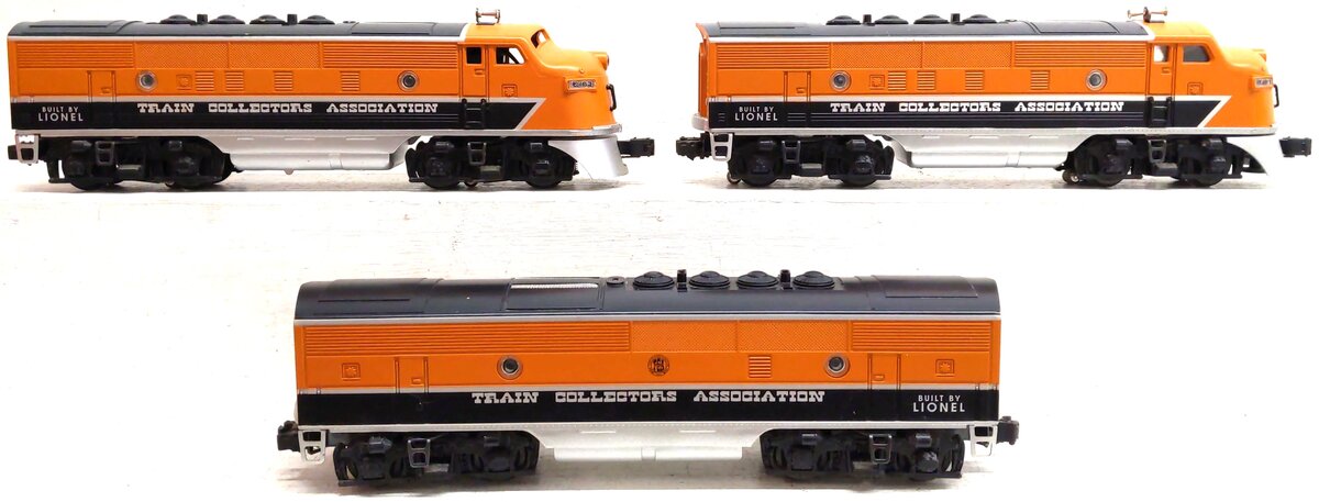 Lionel 6-11737 O Gauge TCA 40th Anniversary F3 ABA Diesel Locomotive Set EX/Box