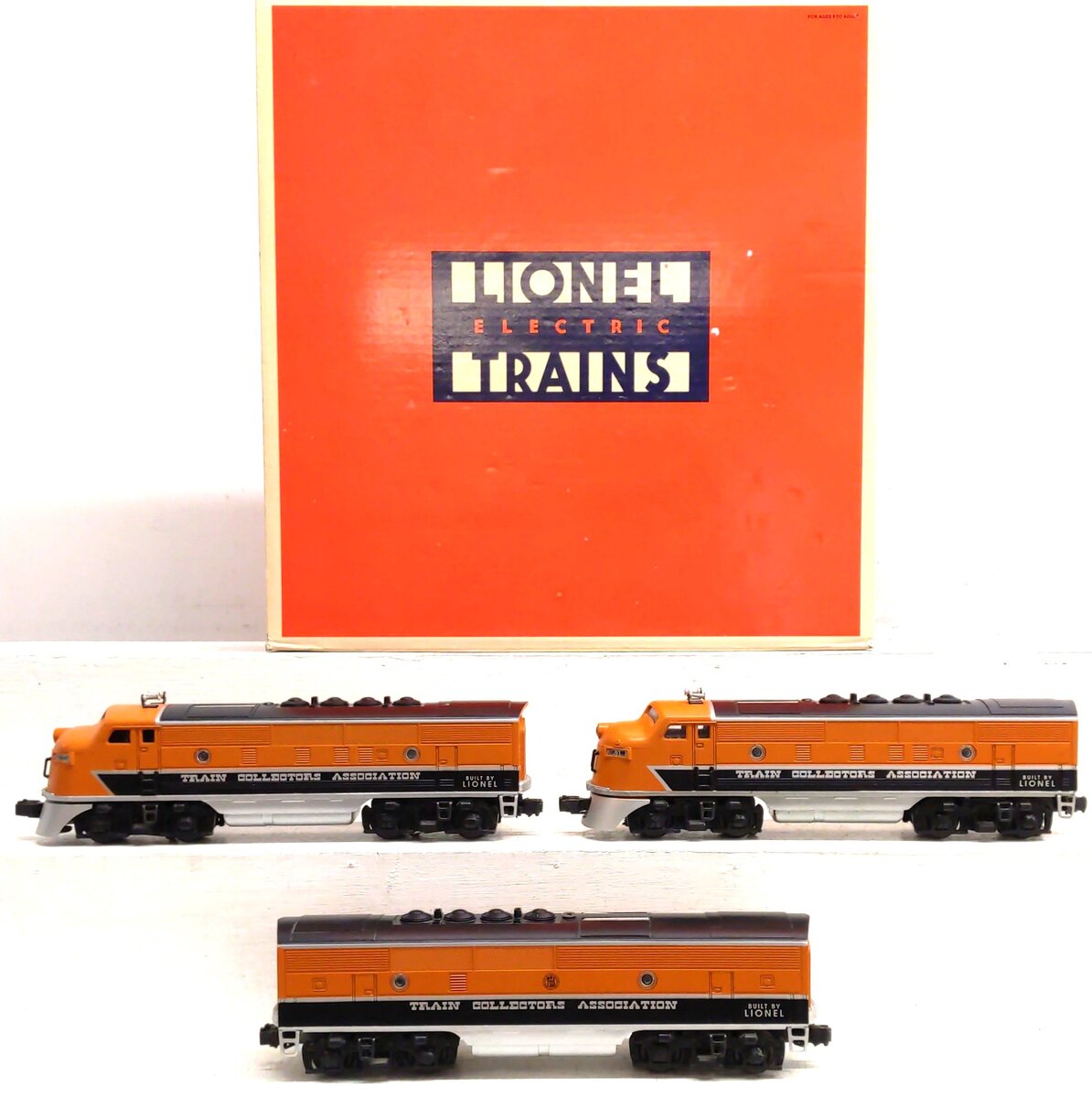 Lionel 6-11737 O Gauge TCA 40th Anniversary F3 ABA Diesel Locomotive Set EX/Box