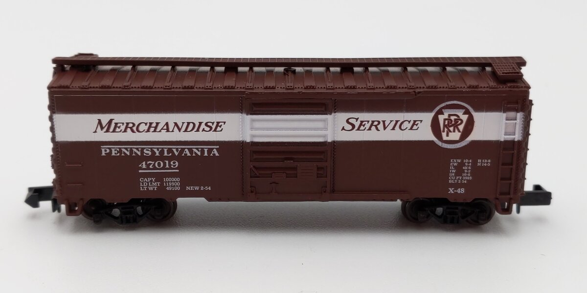 Atlas 3433 N Scale Pennsylvania 40' PS-1 Boxcar #47019 LN/Box