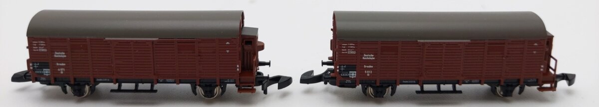 Marklin 82560 Z Scale Deutsche Reichsbahn High Capacity Boxcar Set (Set of 2) LN/Box