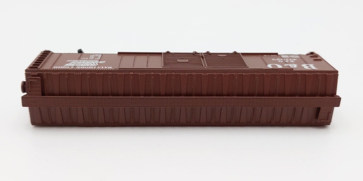 Atlas 3626 N Scale Baltimore & Ohio 50' Double Door Boxcar #471327 LN/Box