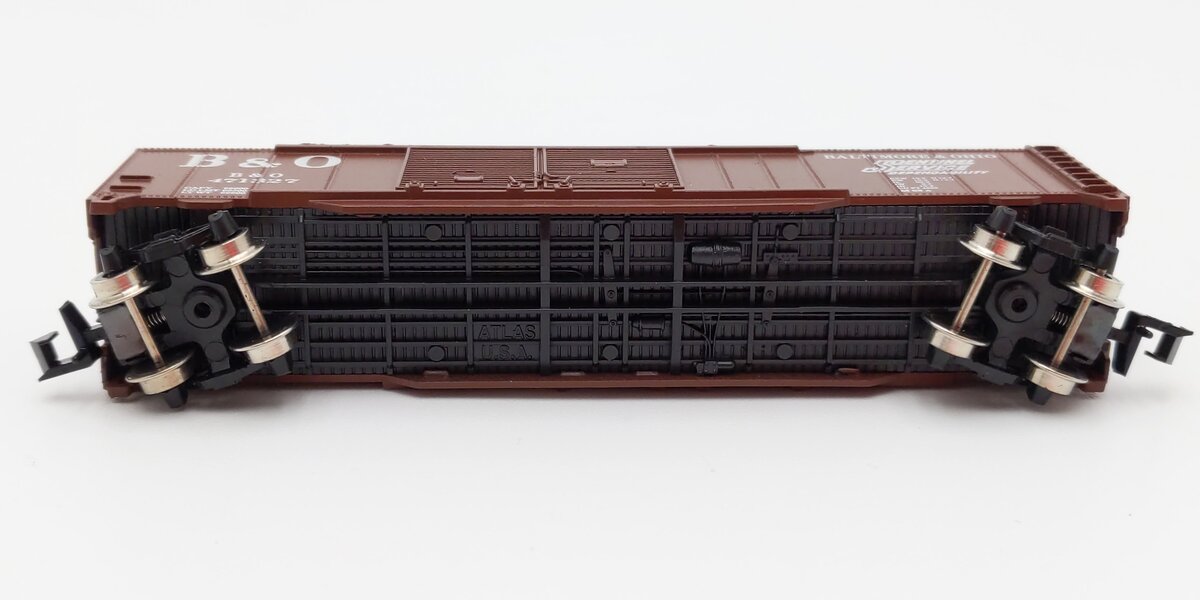 Atlas 3626 N Scale Baltimore & Ohio 50' Double Door Boxcar #471327 LN/Box