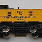 MRC 7082 N Scale Chesapeake And Ohio Caboose #634 LN/Box