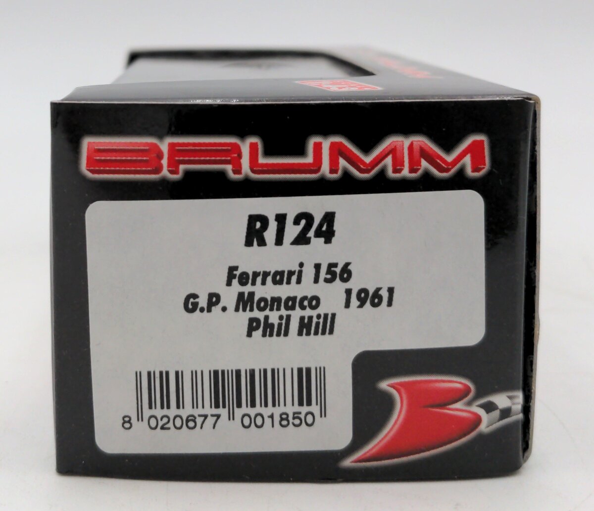 Brumm R124 1:43 Scale Diecast Ferrari 156 G.P. Monaco 1961 Phil Hill #38 NIB