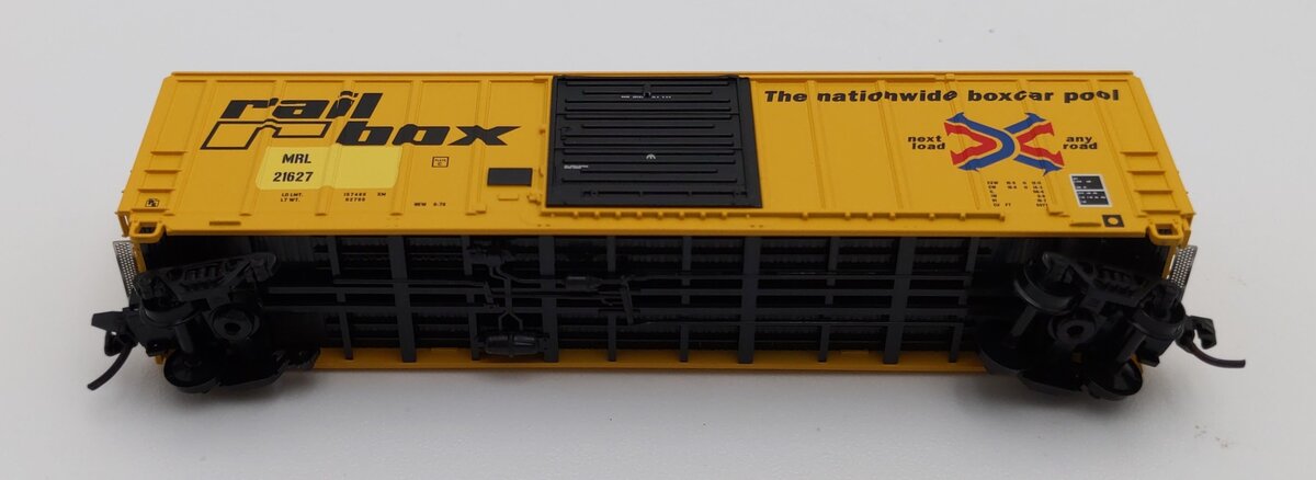 InterMountain 67518-03 N Scale Railbox/MRL Patch Post Boxcar #21627 LN/Box