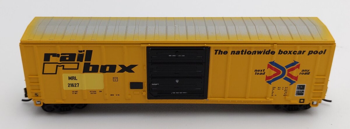 InterMountain 67518-03 N Scale Railbox/MRL Patch Post Boxcar #21627 LN/Box