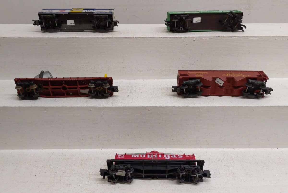 American Flyer Vintage S Gauge Freight Cars 24422/2421624549/983/24316 [5] VG