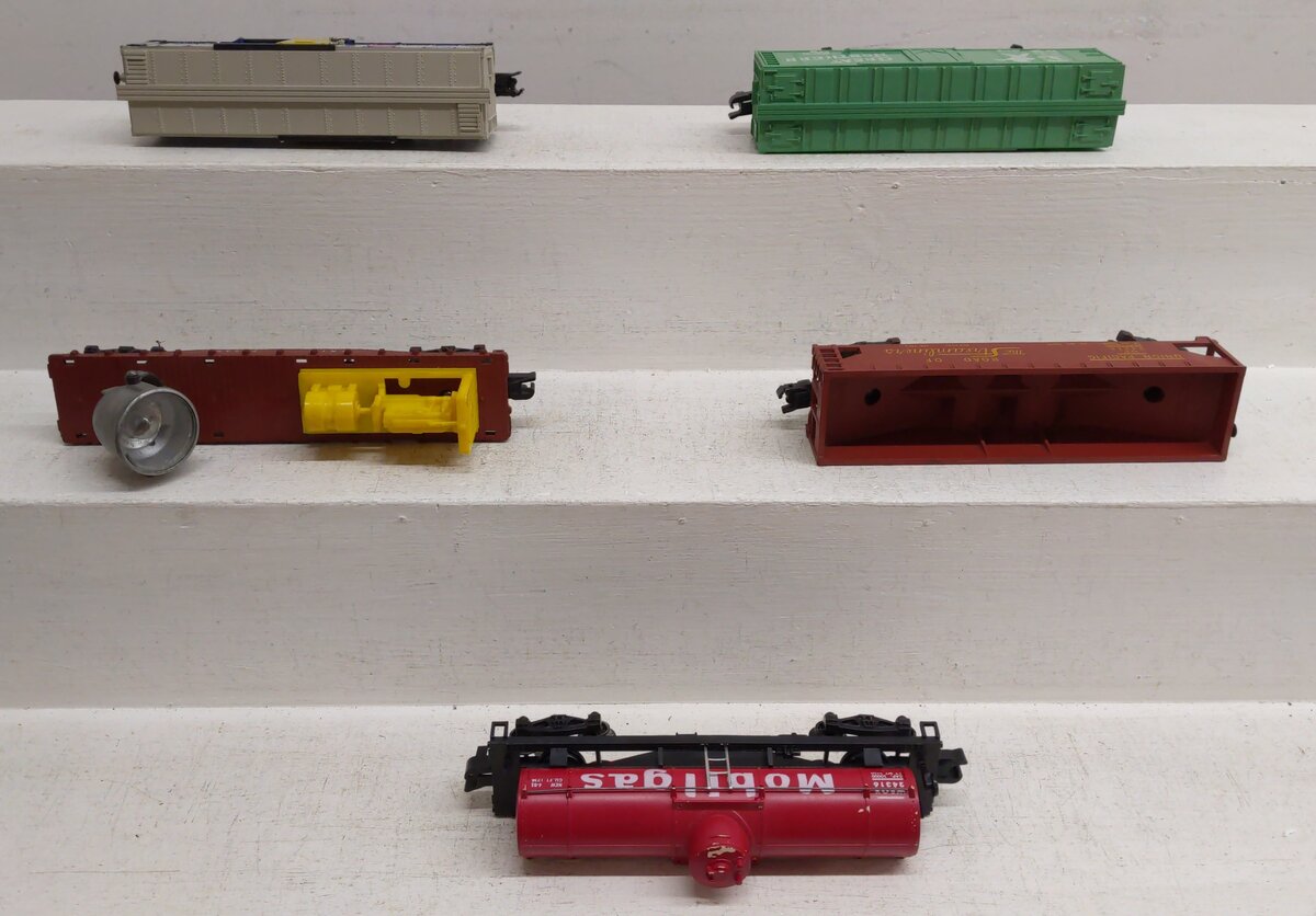 American Flyer Vintage S Gauge Freight Cars 24422/2421624549/983/24316 [5] VG