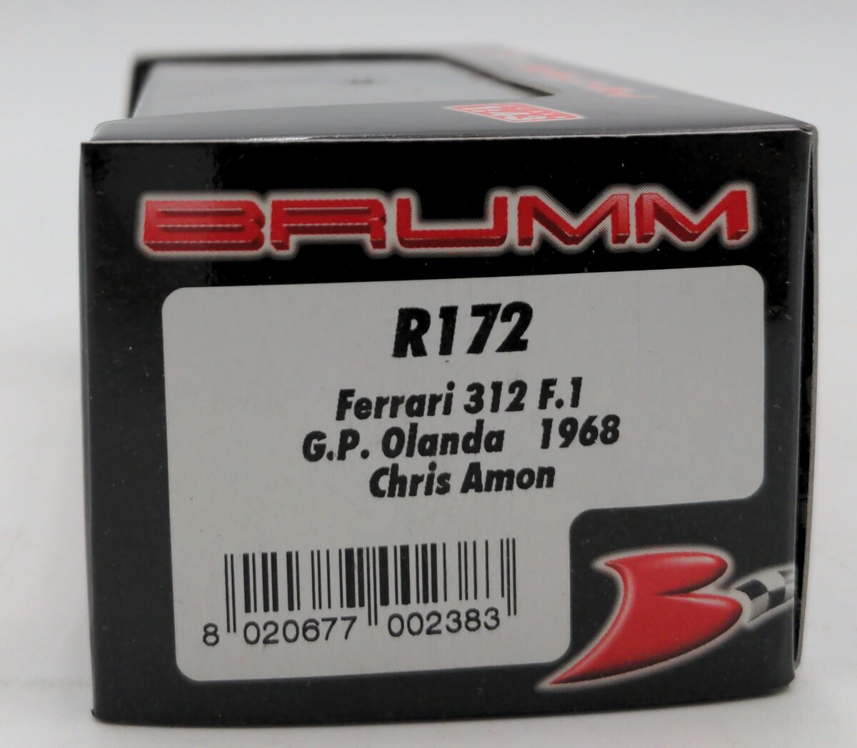 Brumm R172 1:43 Scale Diecast Ferrari 312 F.1 G.P. Olanda 1968 Chris Amon #9 NIB